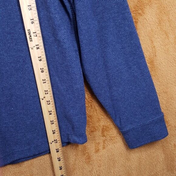 VINEYARD VINES Shirt Jacket Mens Medium Blue Button Up Stretch CALM WATER $198 - Picture 8 of 9